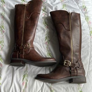 gbyoguess brown 18’ boots